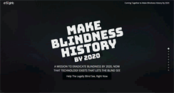 Desktop Screenshot of makeblindnesshistory.com