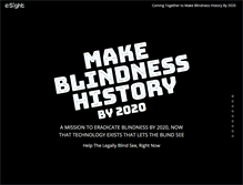 Tablet Screenshot of makeblindnesshistory.com